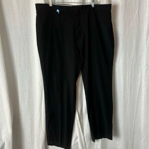 Jos A Bank 1905 Charcoal Black Men’s 40 Reg Wool Blend Dress Pants Trousers